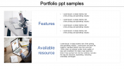 Get Free Portfolio PPT Samples template and Google Slides